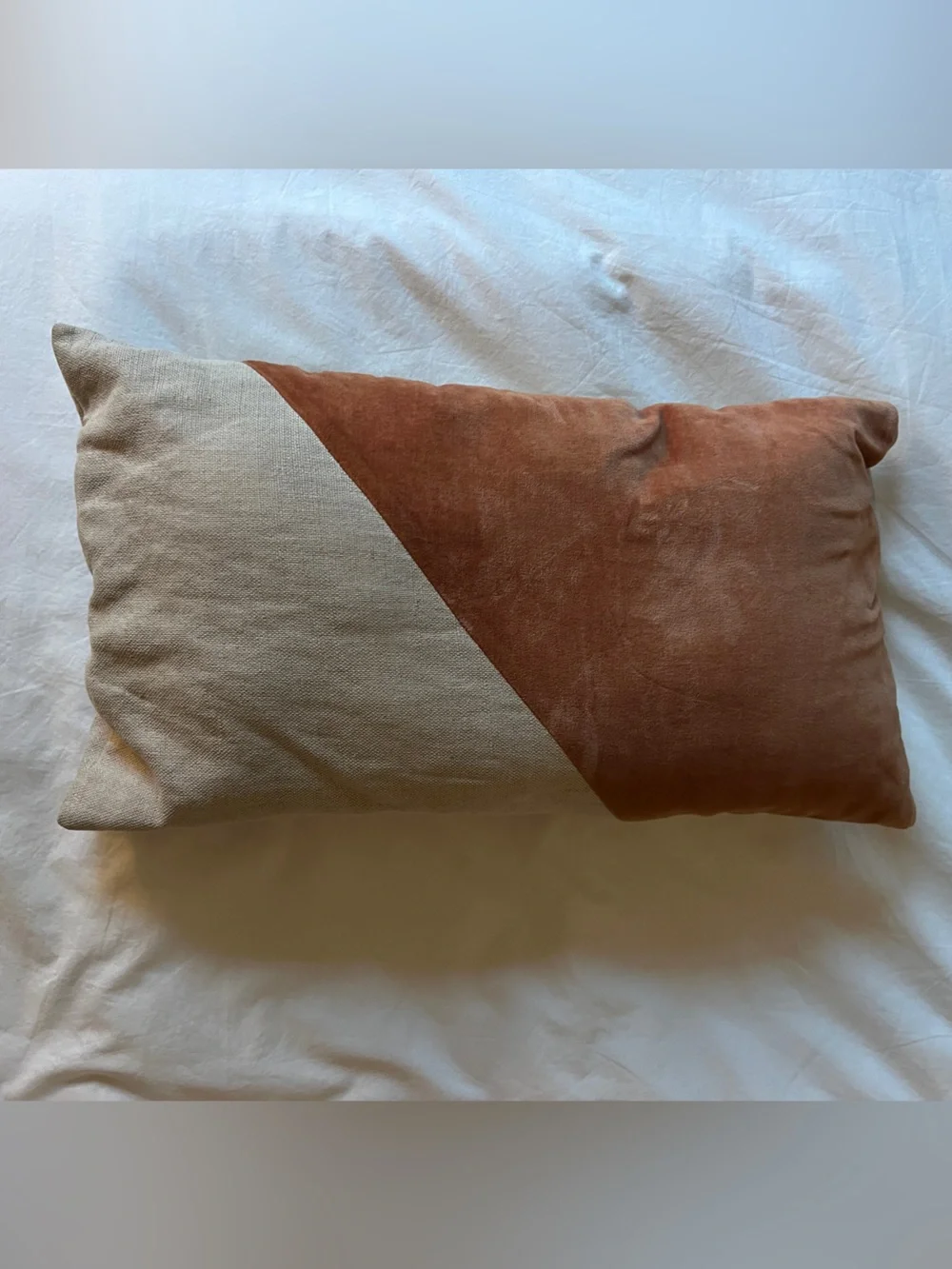 West Elm velvet linen